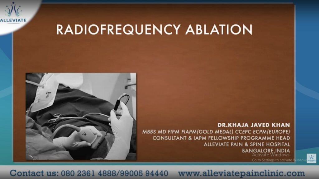 Radiofrequency Ablation for Pain Control