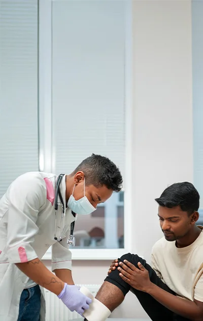 knee pain desktop banner