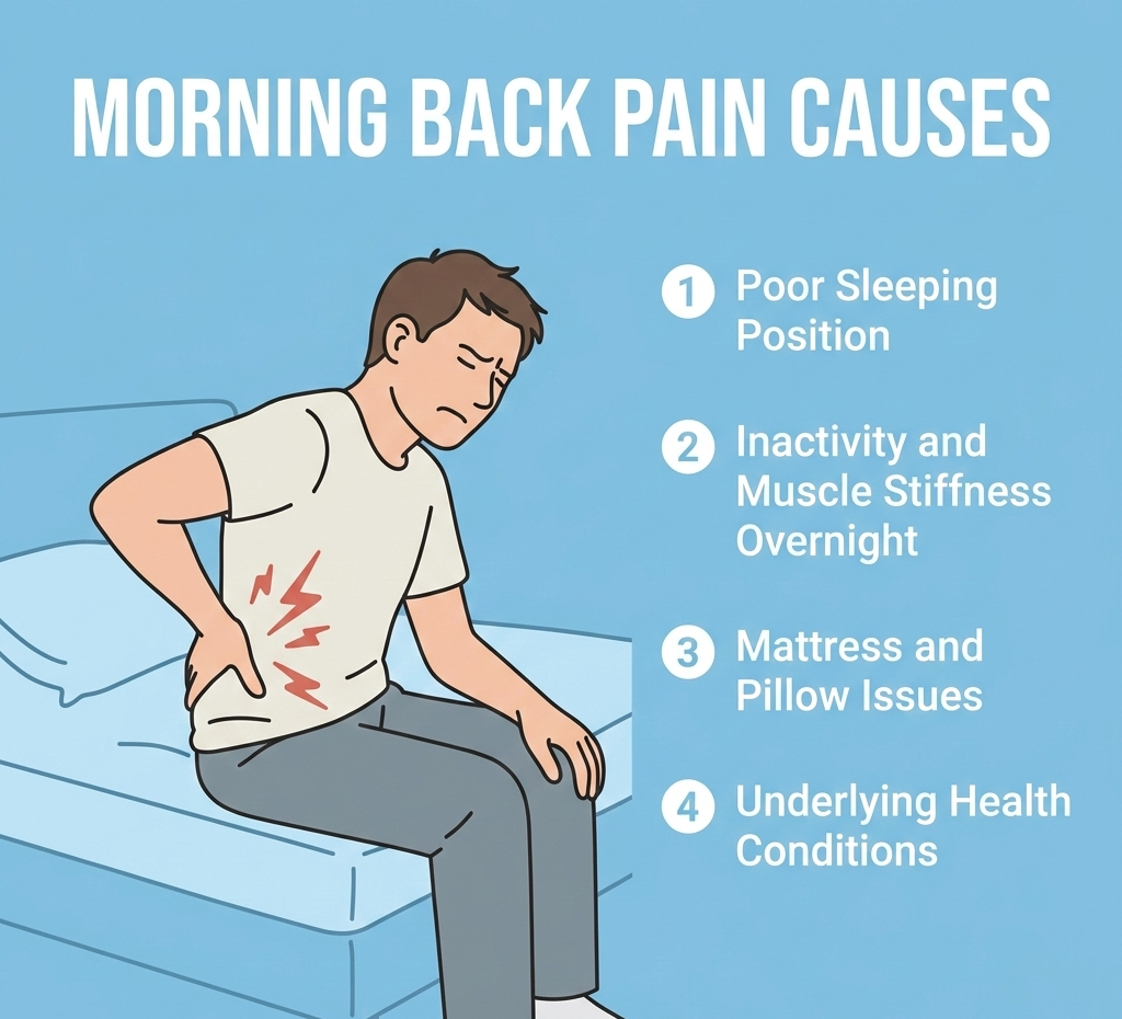 Morning back pain causes