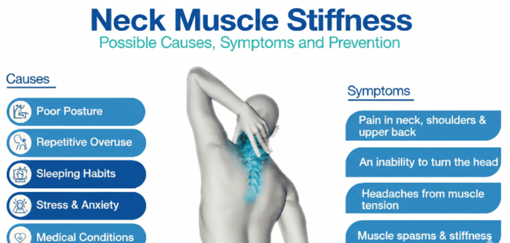 Neck stiffness cause
