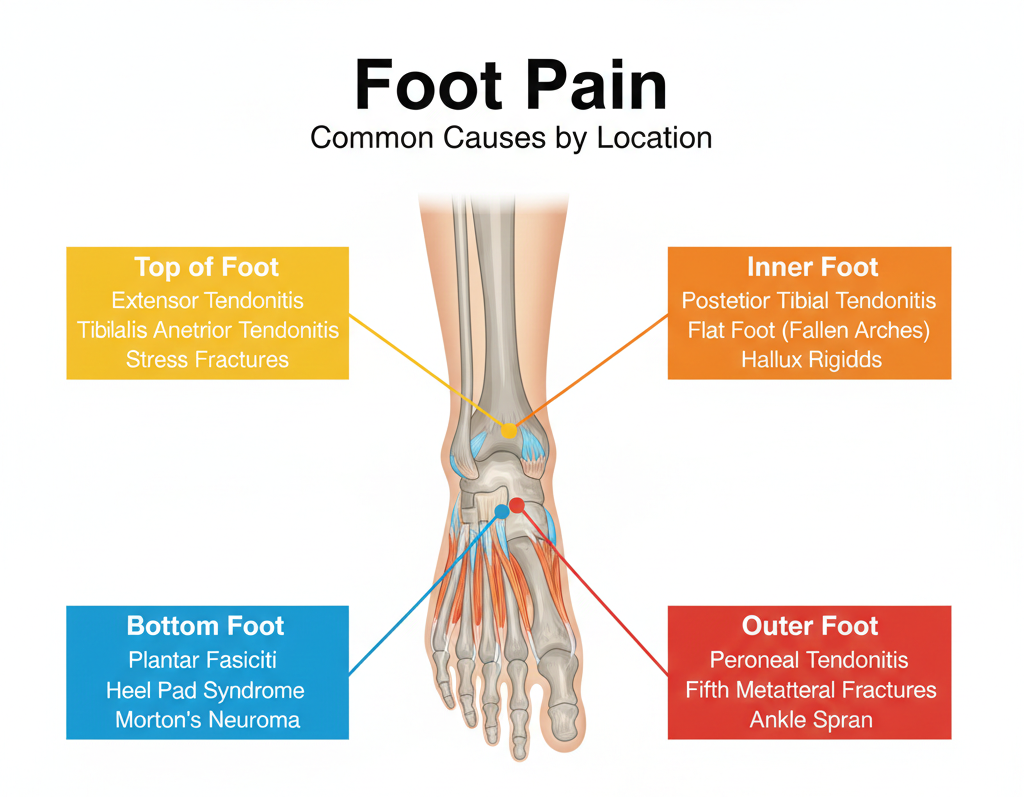 Types of Foot pain