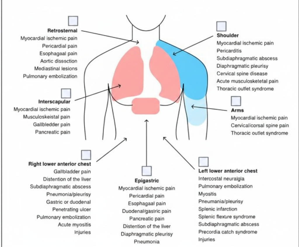 Understanding Right Side Chest Pain by Location